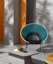 Gus modern cohen chair lounge chairs. Yuri Garden Lounge Chair Multi Woven Blue Made Com