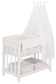 Preise vergleichen und bequem online bestellen! Stubenbett Fox Bunny 4 In 1 Beistellbett Wiege Bank Weiss Inkl Roba