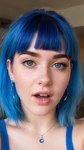 A Blue Girl Wolf Is Zoe