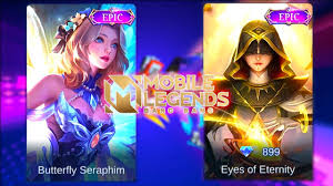 Perfect screen background display for desktop, iphone, pc, laptop, computer, android phone, smartphone, imac, macbook, tablet, mobile device. Lunox Eyes Of Eternity Skin Vs Butterfly Seraphim Skin Mobile Legends Bang Bang Youtube