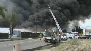Tracking ontario's 548,040 cases of. Crews Get Control Of Fire At Recycling Center Near Ontario Airport Cbs Los Angeles