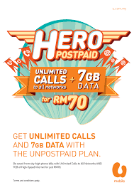 Check out our best offer postpaid plans. Aaron Wong Ting Yi Hero Postpaid Campaign U Mobile