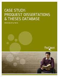 Includes citations for dissertations from 1861 to those accepted as recently as last semester. Case Study Proquest Dissertations Theses University Of La Verne