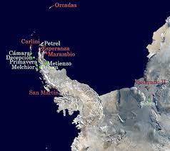 Get the forecast for today, tonight & tomorrow's weather for belgrano ii station, antarctica, antarctica. File Argentine Antarctica Bases Map Jpg Wikimedia Commons