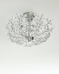 The right ceiling light fixture completes a room. Monaco Crystal Semi Flush Mount Light Fixture