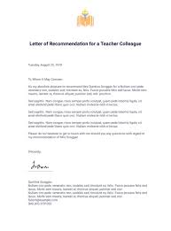 Letter Of Recommendation For A Teacher Colleague Pdf Templates Jotform
