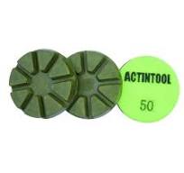 3 inch Resin Bond polishing Puck for Concrete Floor, Set of 3 Grit 50, 3"  Floor Grinder Resin Bond polishing pad for terrazzo Marble Granite: ...