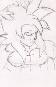 Super Saiyan 4 Drawing At GetDrawings | Free Download
