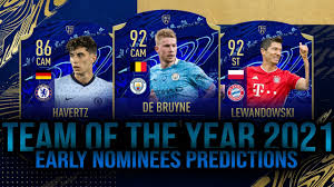 In terms of who might be on the side itself, it's going to be some of the world's best players, so it's incredibly difficult to pick out a few predictions. Fifa 21 Toty Nominees Early Predictions No Ronaldo Youtube
