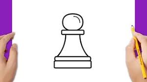 How To Draw A Chess Pawn - Youtube