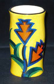 Many variations were made of these peasant patterns in mrazek's pottery. The Colorful Pottery Of Joseph Mrazek Antiques Auction News