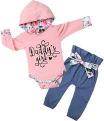 Amazon Com Kangkang Newborn Baby Girls Clothes Cute Baby Clothes Girls Romper Pant 3 Baby Girl Outfits Newborn Cute Baby Girl Outfits Cute Newborn Baby Girl