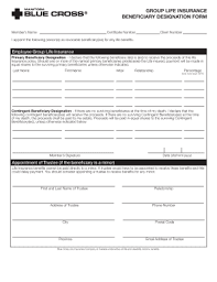 A designation will still be valid even if your relationship or family situation has changed. Fillable Online Group Life Insurance Beneficiary Designation Form Manitoba Fax Email Print Pdffiller