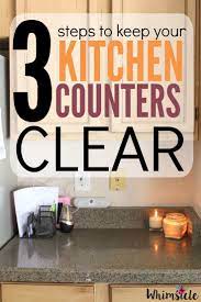 How To Keep Kitchen Counters Clear Counter Clutter Organization Help Kitchen Organization
