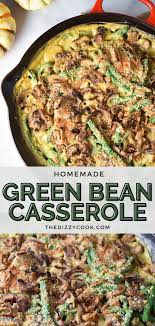 Healthy Green Bean Casserole Recipe In 2020 Green Bean Casserole Homemade Green Bean Casserole Bean Casserole