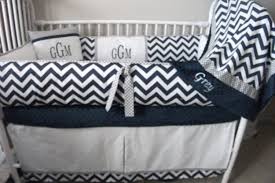 Chevron baby bedding is an up and coming trend in nursery decor and you can find out what it is all about and how stylish it can look in your baby's 9 pc chevron crib bedding set by sweet jojo designs. Navy Blue Gray And White Chevron Boy Baby Bedding Crib Set Etsy Chevron Baby Bedding Baby Bed Blue Crib