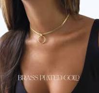 Day Collar Sub Discreet - Gold O Ring Collar Necklace ...