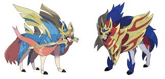 Official Art Of Main Legendaries Zacian And Zamazenta Pokemon Sword And Shield Pokemon Cute Pokemon Mythical Pokemon