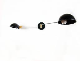 Modern Double Swinging Wall Light Modern Double Sconce Etsy Modern Lighting Wall Lights Modern Lamp