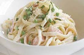 Updated Fettuccine Carbonara Recipe Kraft Recipes Fettuccine Carbonara Pea Recipes Pasta Dishes