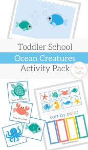 Exploring The Ocean And Beach With Sea Themed Toddler Activity Packet Geared Towa Toddler School Activities Sensory Play Toddlers Toddler Activities 18 Months