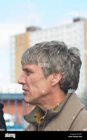 Mark Berry ( Bez from the group Happy Mondays ) during his campaign to  garner votes for his political party, We Are The Reality Stock Photo