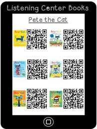 Listening Center Qr Codes Ipad Kindergarten Listening Center Reading Classroom Qr Code Books