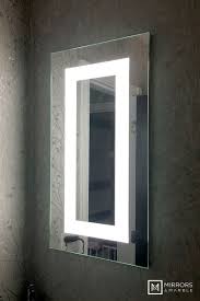 Lighted Led Bathroom Mirror Medicine Cabinet 16 X 30 Flush Mounted Hinged On Right 6 000 K Led Mirror Bathroom Medicine Cabinet Mirror Bathroom Mirror