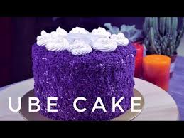 Ube Cake Red Ribbon Ube Cake Inspired Youtube Cake Ube Cake Recipes