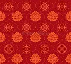 Red Lotus Seamless Background Red Floral Lotus Seamless Background Inspired By Aff Seamless Backgrou Asian Wallpaper Seamless Background Pattern Images