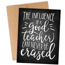 1 card / 1 white envelope: Amazon Com Thanks Teach Set Of 10 Teacher Thank You Gift Notecards The Influence Of A Good Teacher Can Never Be Erased Thank You Cards For Teachers Bulk Set