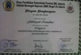 Maybe you would like to learn more about one of these? Contoh Piagam Penghargaan Pengurus Osis Info Pendidikan Terbaru