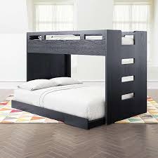 Bunk beds twin over full end ladder brushed white. Kids Bunk Beds And Loft Beds Crate And Barrel