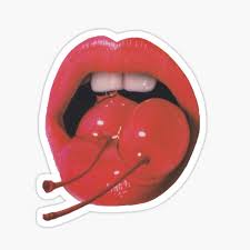 Cherry Lips Stickers Redbubble