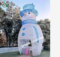 Wholesale LED 3D Christmas Holiday Decoration Giant Snowman Motif Lights