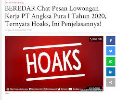 We did not find results for: Salah Lowongan Kerja Pt Angkasa Pura I Oktober 2020 Turnbackhoax Id