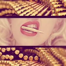Realism Bite The Bullet Tattoo Rita Ora Bites A Bullet Rita Ora Bullet Tattoo New Tattoos