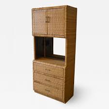 Check spelling or type a new query. Mid Century Woven Rattan Mirrored Cabinet
