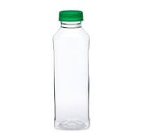 16 oz Clear PET Square Bottles (Tamper Evident Cap) | Berlin
