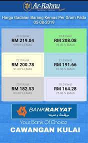 Safekeeping fee muamalat ar rahnu (qard) : Arrahnu Bank Rakyat Kulai Posts Facebook