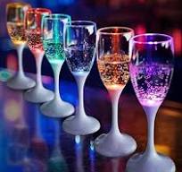 Amazon.com | Light Up Wine Cup 9 oz Novelty Acrylic LED ...