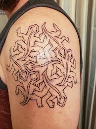 Benny dewitt and nick demarco. Escher Lizards Done Yesterday By Chris Davis At Her Shop Quality Tattoo Co In Peoria Il Tattoos