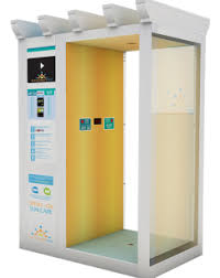 The spray station is quick, clean, fun and protects our skin and can be vended at any leisure location. Sunscreen Spray Machines Spray Lotions Sunscreen Mist