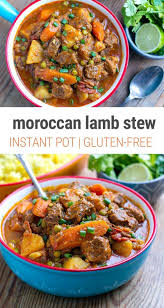 Instant Pot Moroccan Lamb Stew With Potatoes Recipe Lamb Stew Recipes Lamb Stew Lamb Recipes