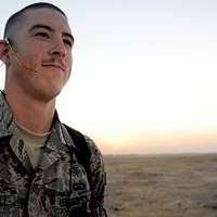 Maj. Henry, 432nd Wing deputy wing chaplain, leads