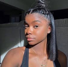 The best part is that straight hairstyles are incredibly easy and require minimal upkeep because they never gets frizzy, wavy, or curly. Follow Slayinqueens For More Poppin Pins Natural Hair Styles Straight Hairstyles Hair Inspiration