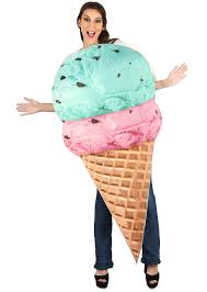 Dessin de cornet de glace colorie par kake2 le 13 de. Deguisement De Glace Cornet Fraise Menthe Aux Feux De La Fete Paris