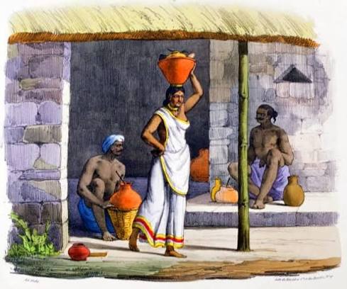 Rare lithographs of Indian life from 1800-1900