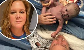 Amy Schumer shares VERY graphic photo of the moment her son Gene was born