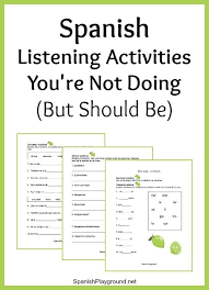 Spanish words for kids spanish games spanish activities spanish lessons how to speak spanish teaching spanish hands on activities elementary spanish easy spanish speaking activities in a fun challenge for kids. Spanish Listening Activities You Re Not Doing But Should Be Spanish Playground Spanish Classroom Activities How To Speak Spanish Spanish Lessons For Kids